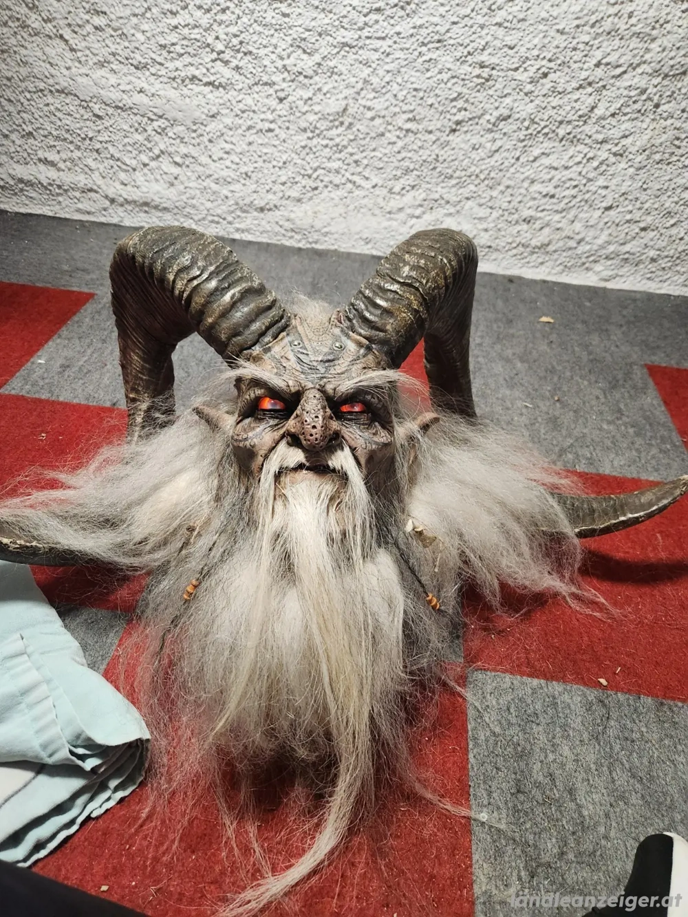 Krampus, Perchten, Holzmaske