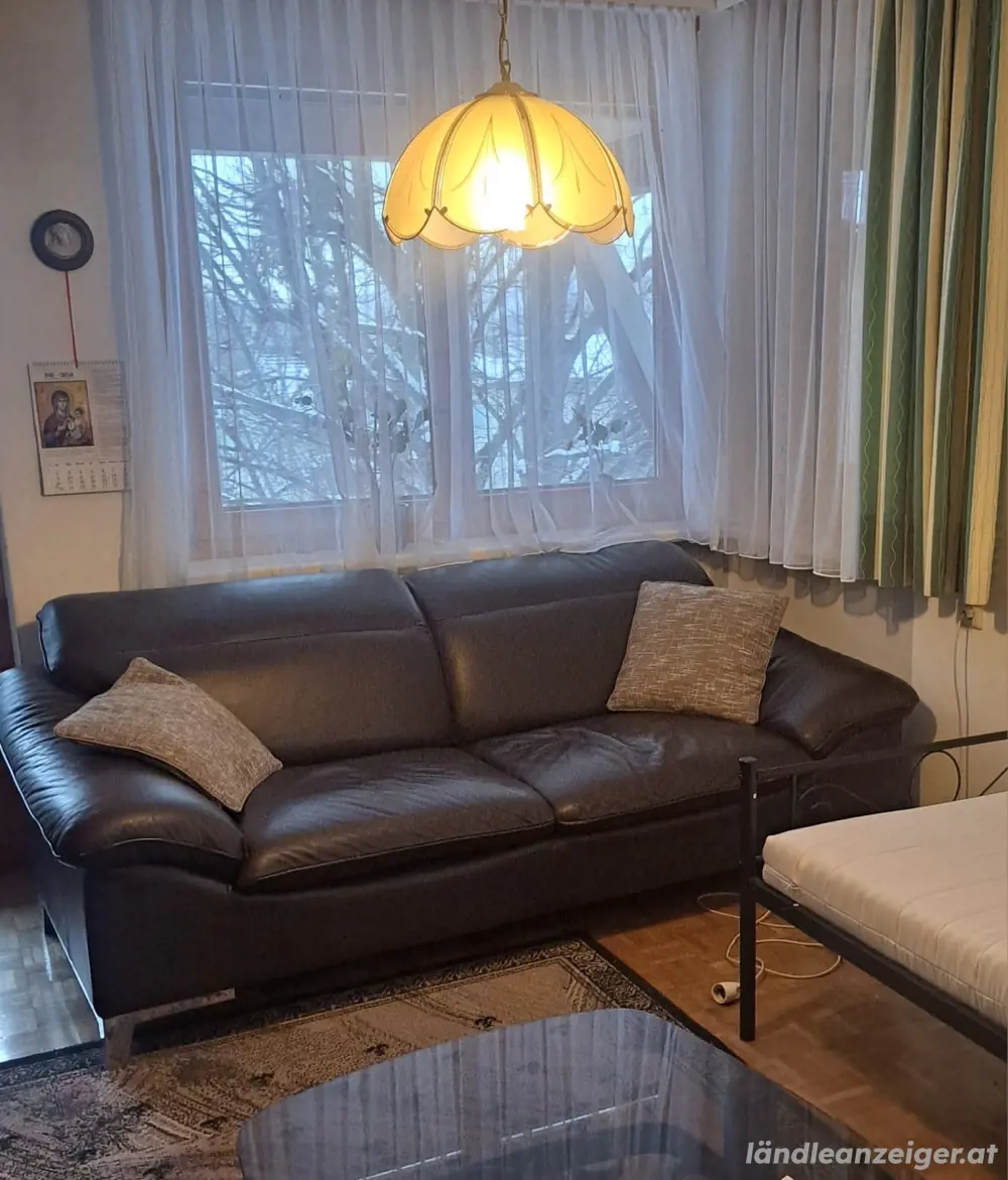 Braune Ledercouch   gepflegt & bequem | Selbstabholung