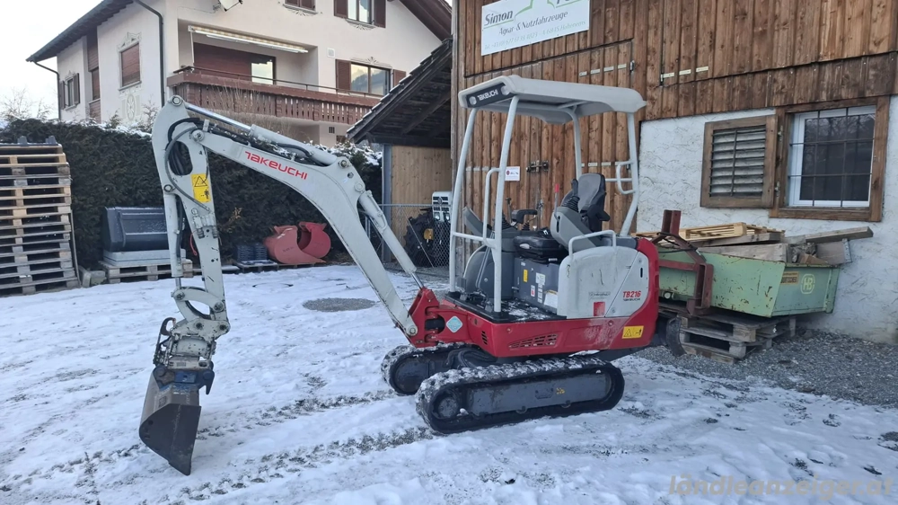 Takeuchi TB216 Powertilt Minibagger