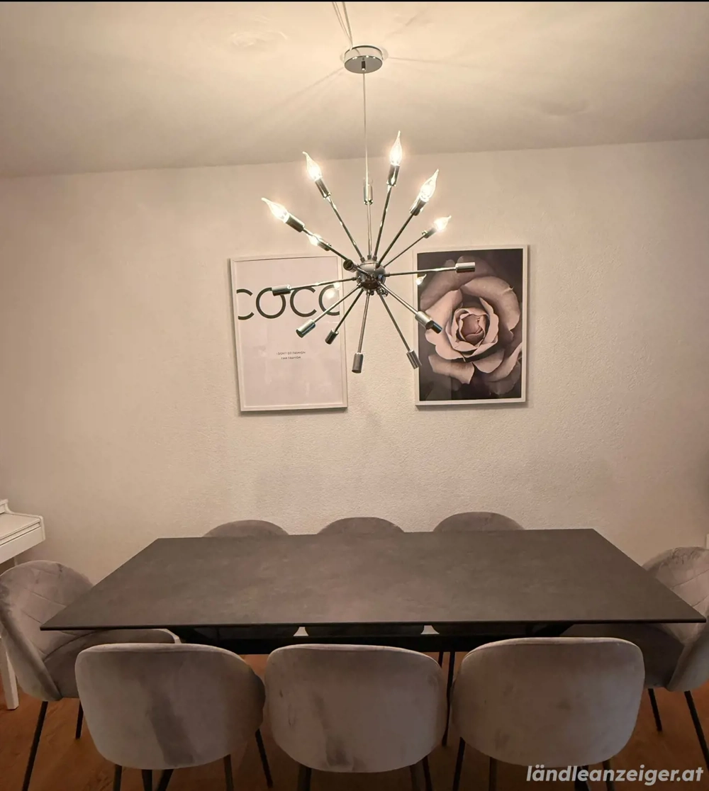 Pendelleuchte Silberfarben