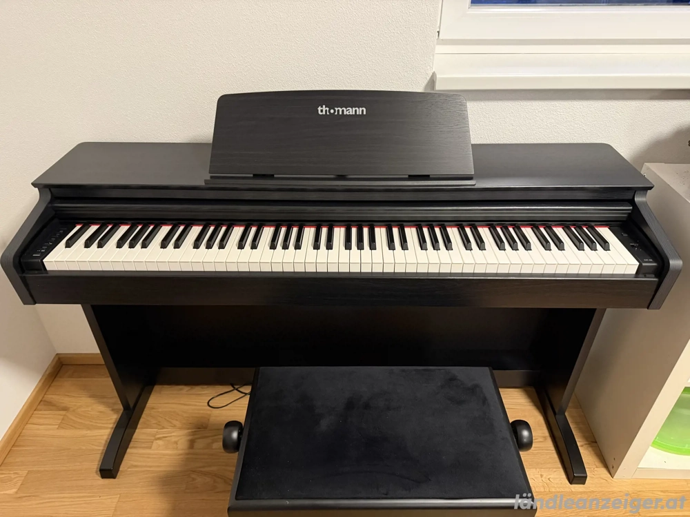 E-Piano neuwertig, mit Sessel und Kopfhörer