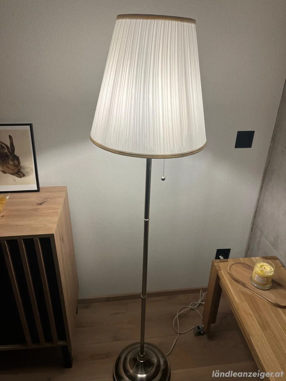 Stehlampe 155cm weiß