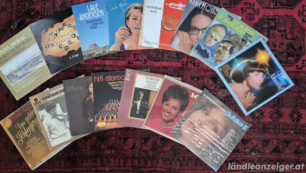 Schallplatten-Sammlung (LPs), Schlager, Klassik & Pop (Maffay, Karajan uvm.) 