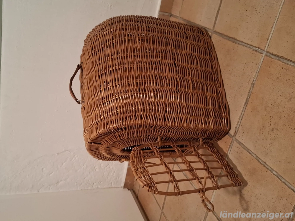 Katzenzubehör: Transportbox und Körbchen