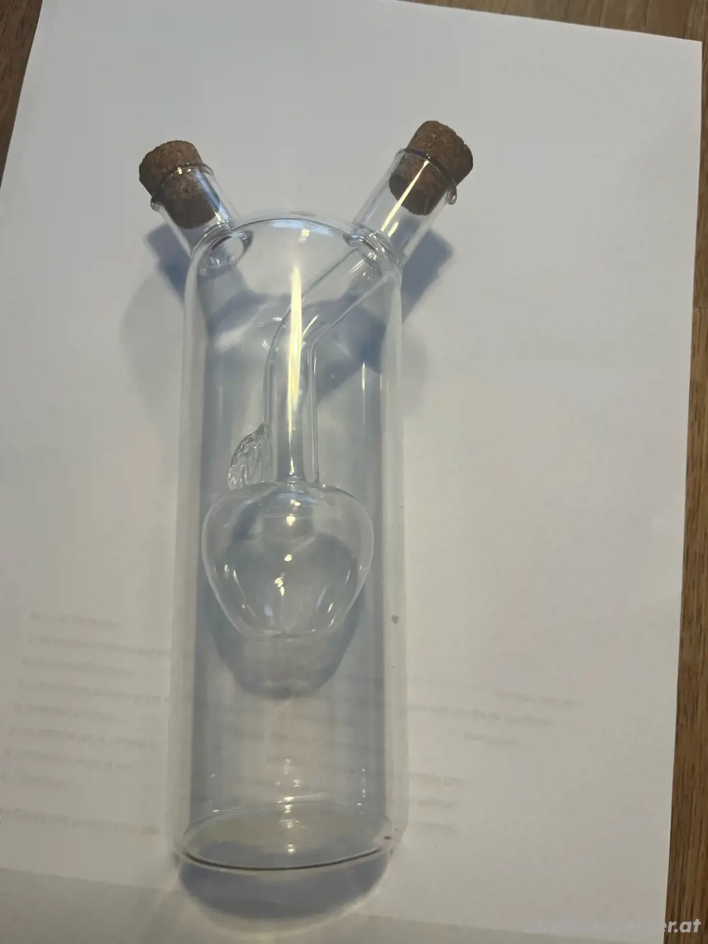 Glasfläschen zweiteilig