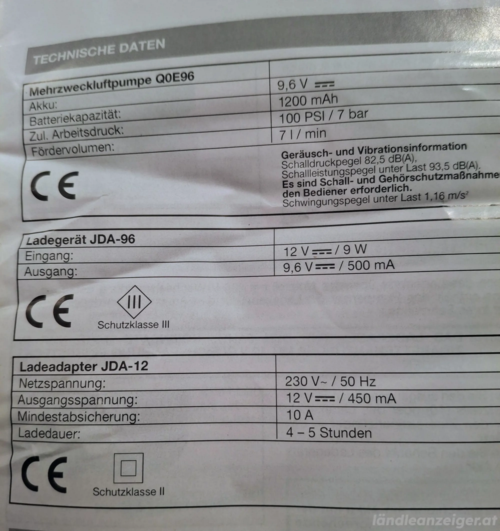 Verkaufe Mehrzweckluftpumpe