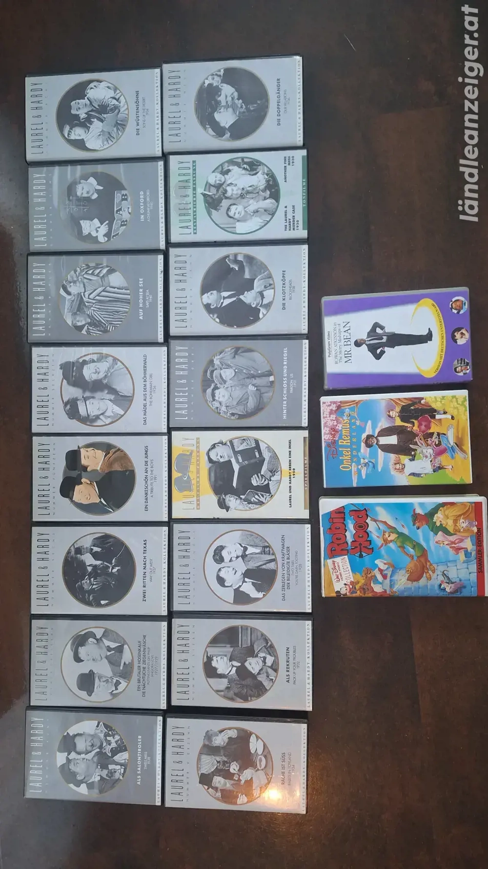 VHS Video Kasetten Laurel und Hardy (Dick und Doof) für Fans und Sammler