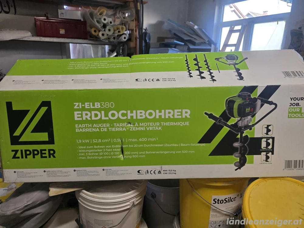 Garten Erdbohrer 1x benützt