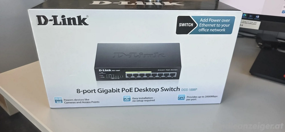 D-Link Gigabit Switch DGS-1008P