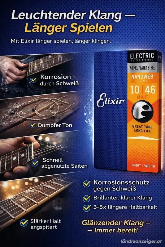 NEU: E-Gitarrensaiten 10 46 (Light)   Nickel Plated Steel