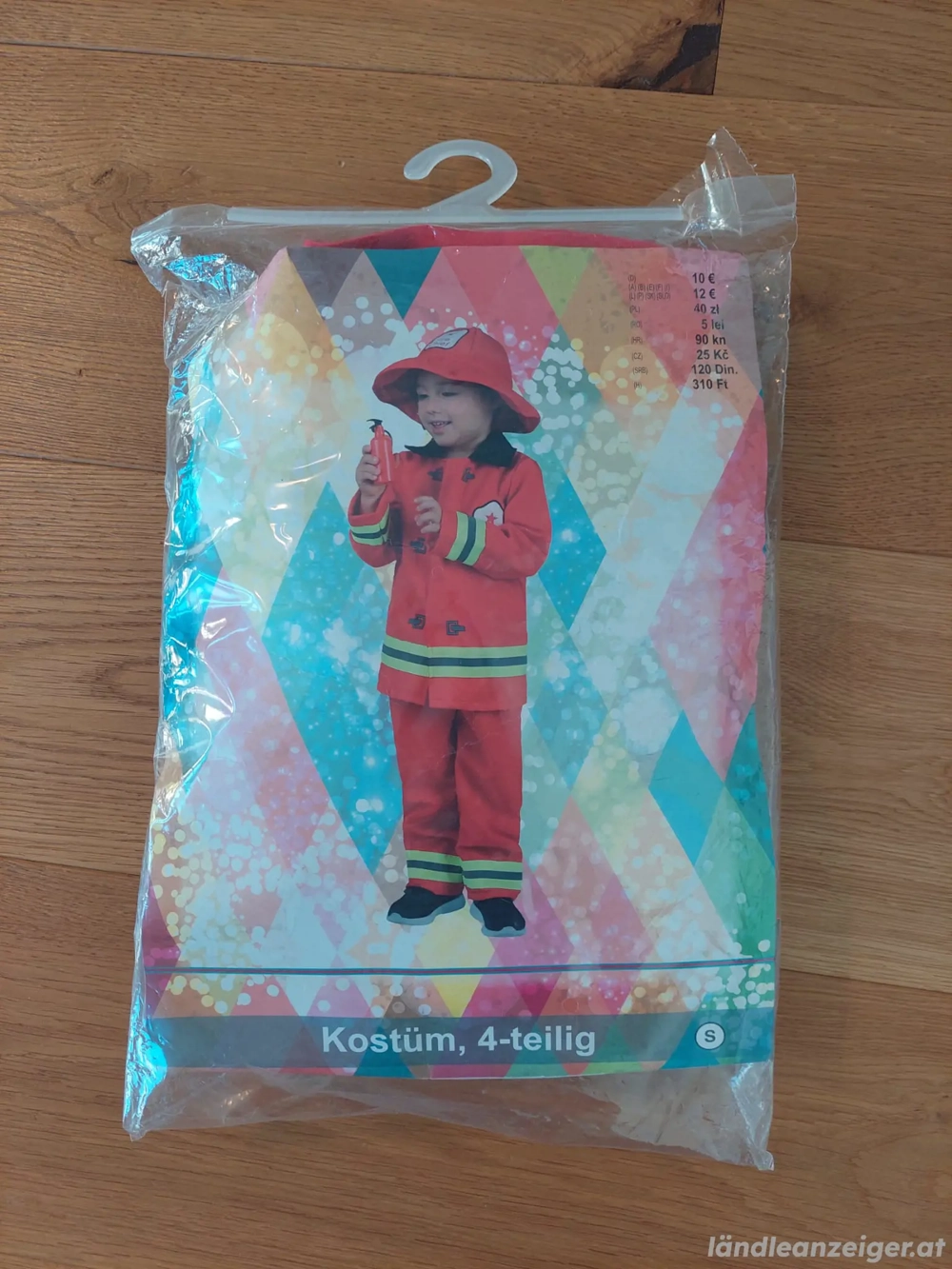 Faschingskostüm Feuerwehrmann