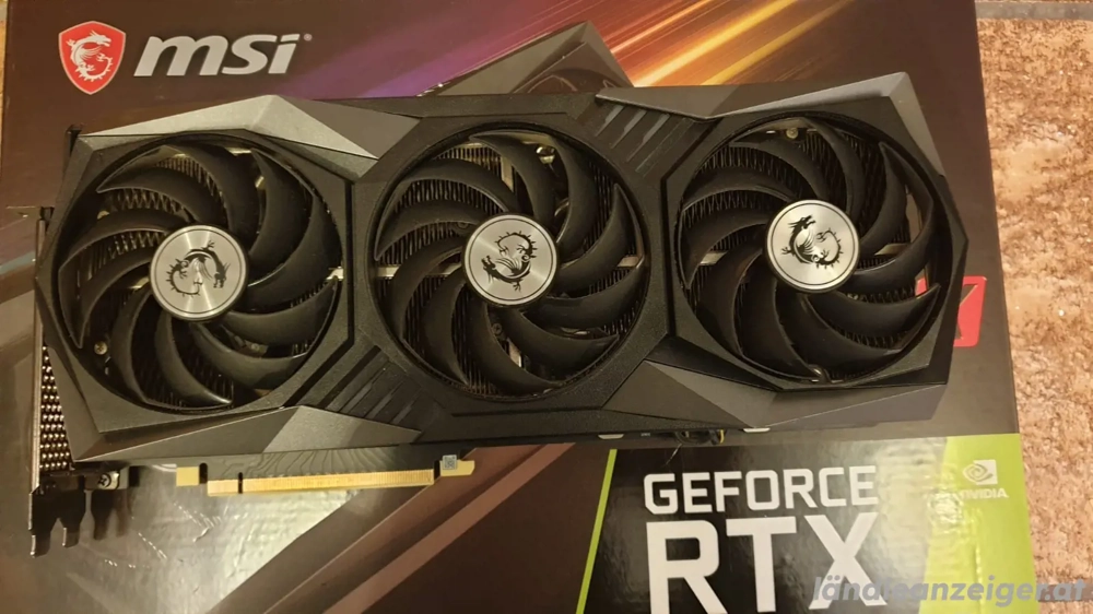 Zum Verkauf steht eine MSI GeForce RTX 3070 GAMING X TRIO mit 8GB 