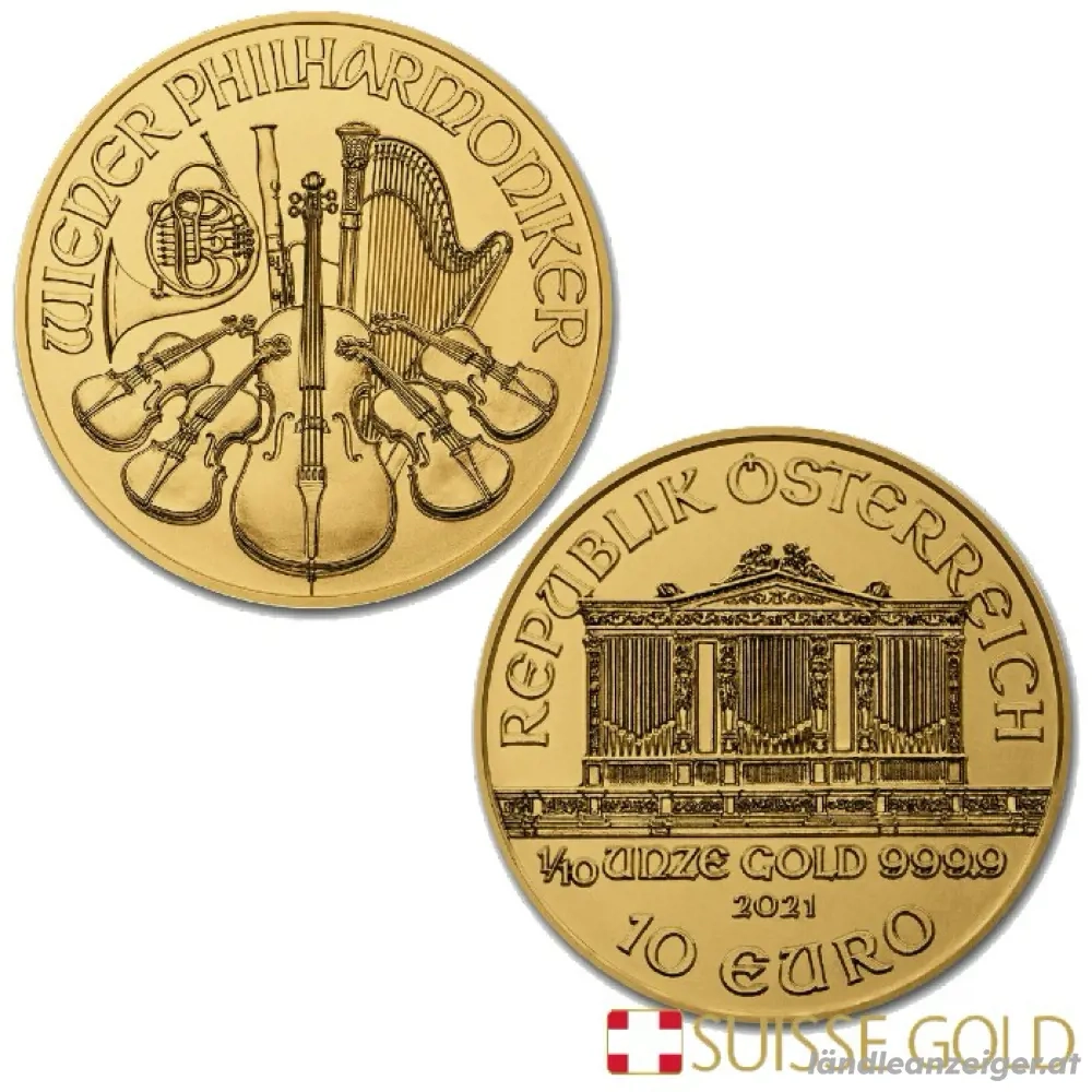 Goldmünzen Wiener Ohilharmoniker