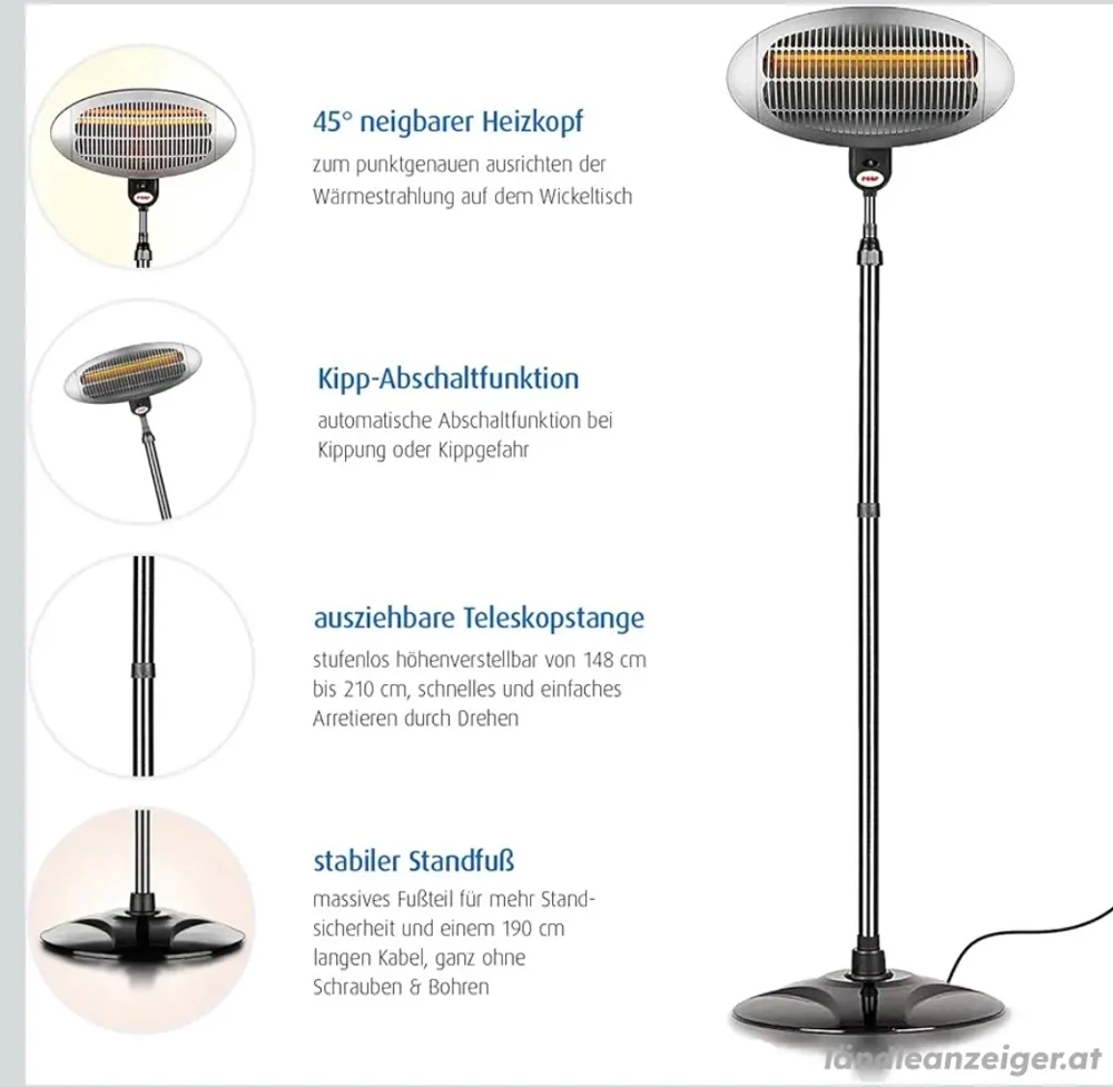 Baby Heiz Strahler Reer 