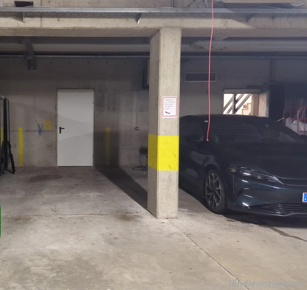 Vermiete Tiefgaragenstellplatz   Parkplatz Tiefgarage Dornbirn