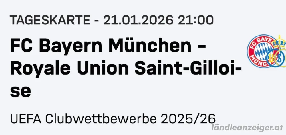 Verkaufe Fc Bayern Tickets