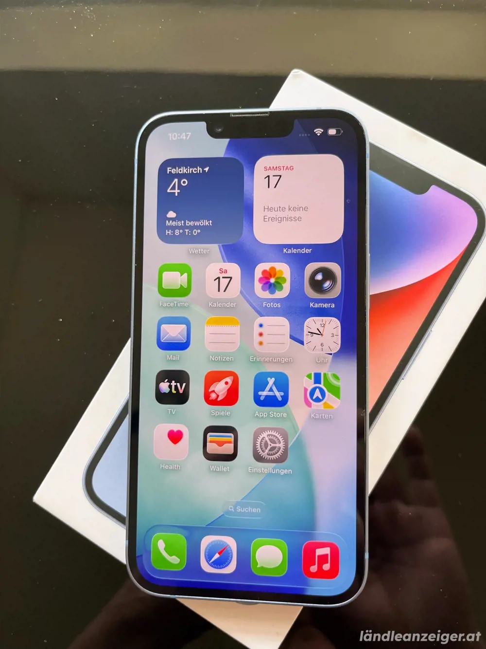 iPhone 14 128 GB in blau