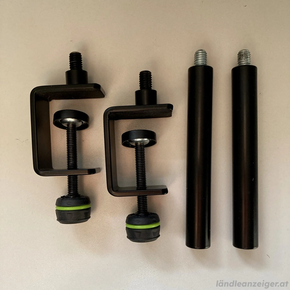 Gravity - Mikrofon Tischklemme + Stativverlängerung 