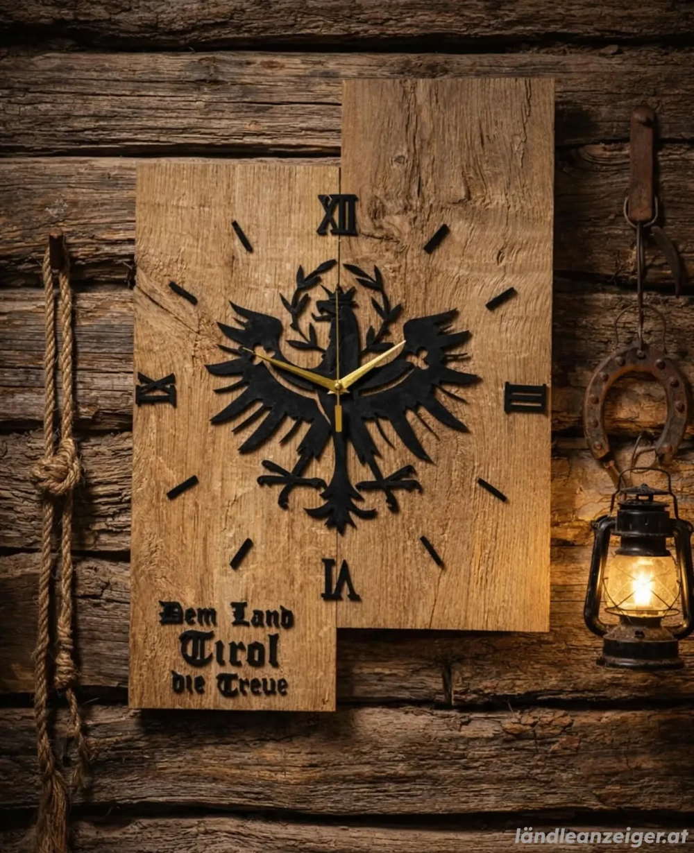 Handgemachte Rustikale HolzwandUhren