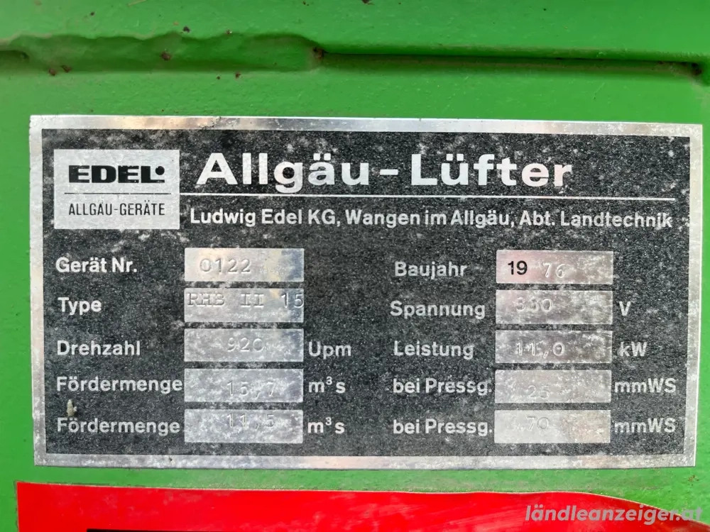 Edel Radial Heulüfter 