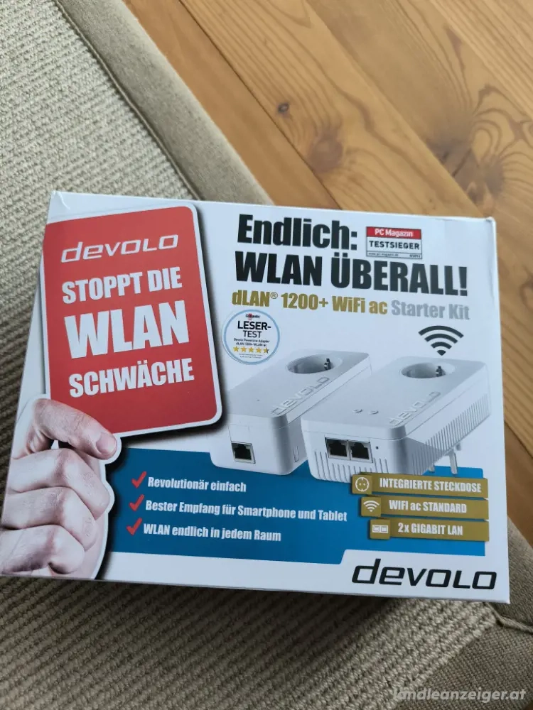 Devolo Wlan dLAN Powerline Adapter Steckdose