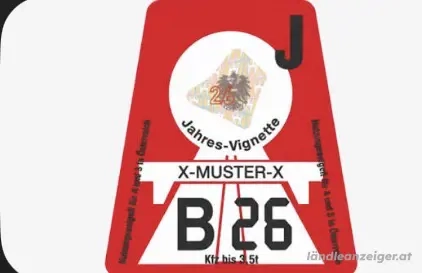 Digitale Vignette für Österreich 2026