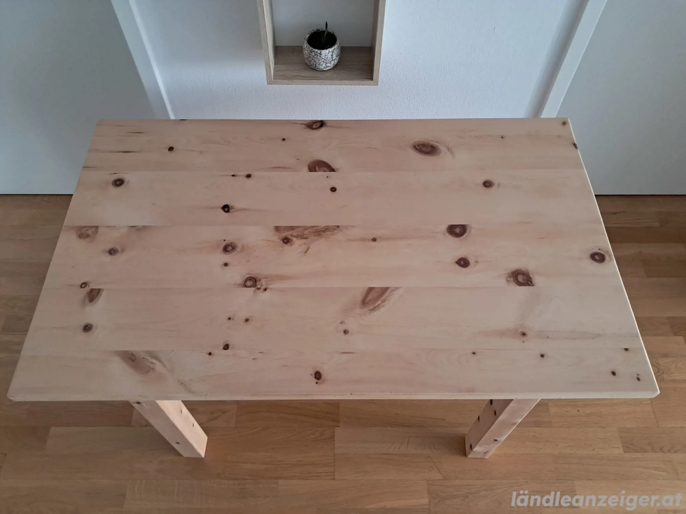 Zirbentisch - neu 100x60x75 cm Vollholz