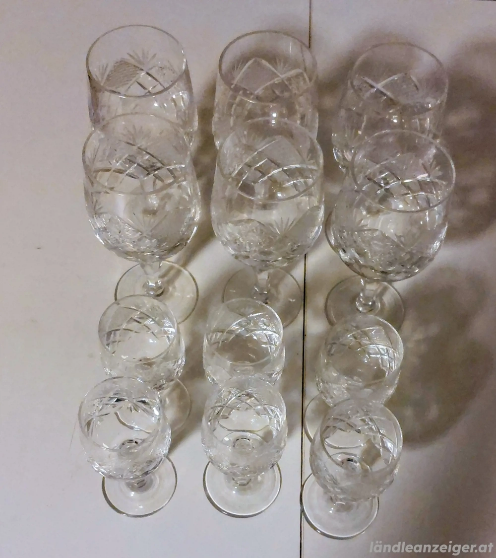 Kristallgläser 6 + 6