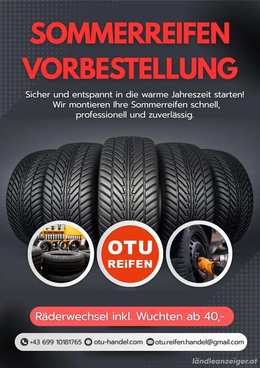 Sommerreifen Alle Große Sofort lieferbar inkl Montage und wuchten