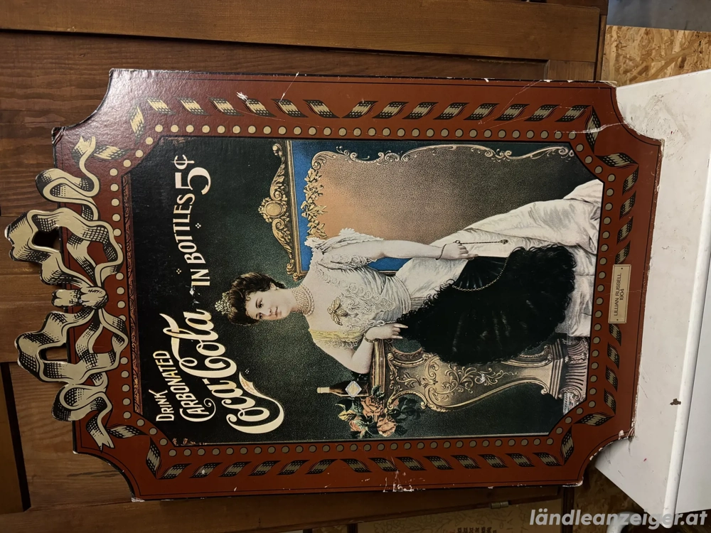 Coca Cola Werbung Karton