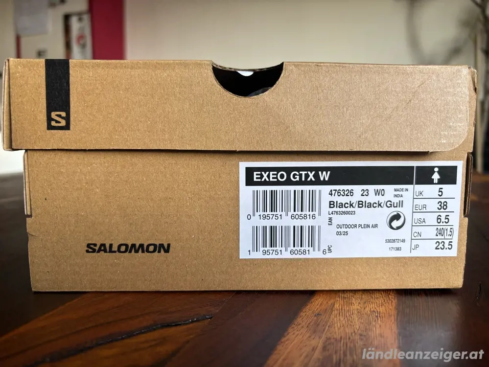 Salomon Exeo GTX W Gr. 38