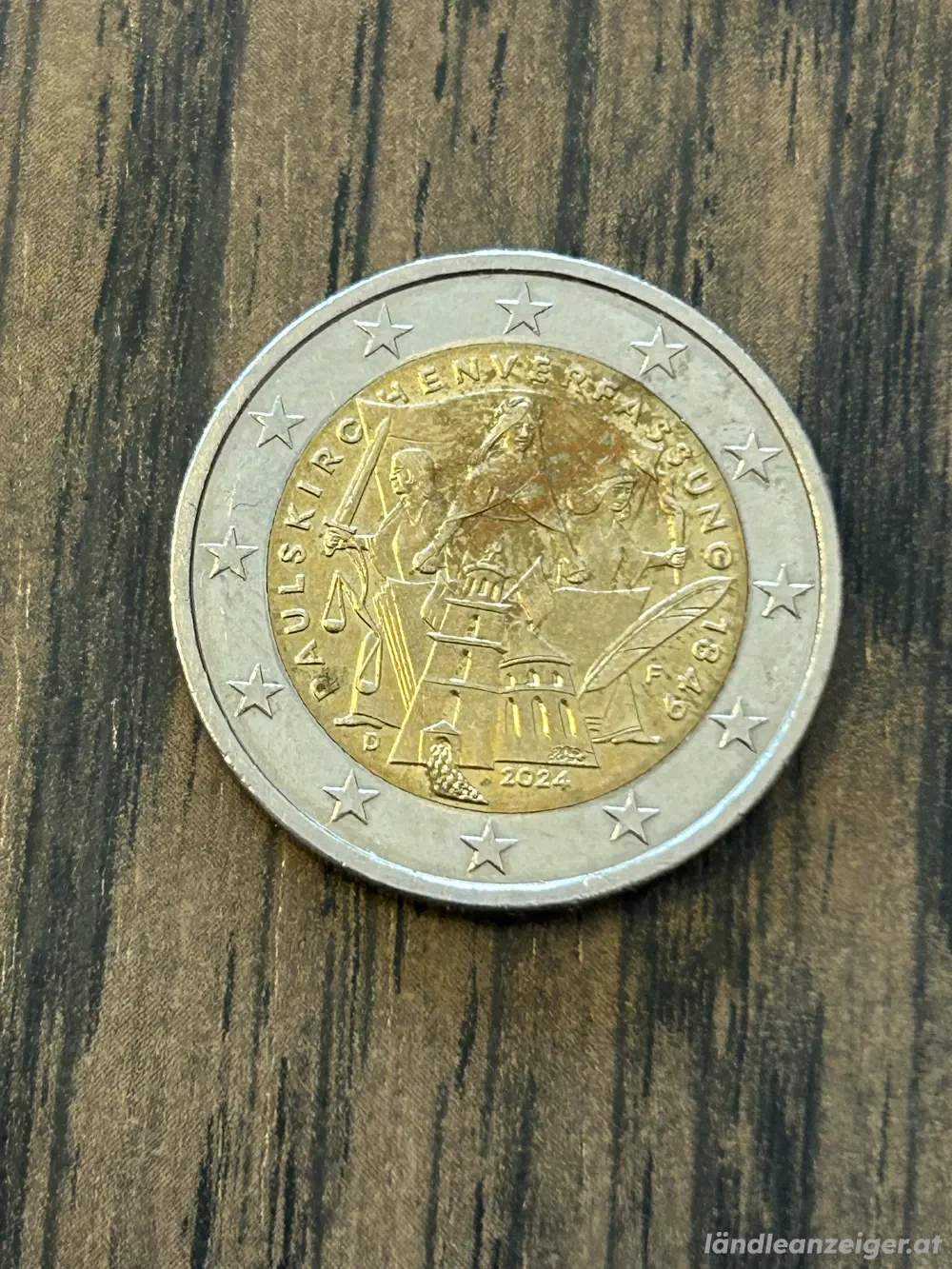 2 Euro Umlaufmünze Deutschland 2024