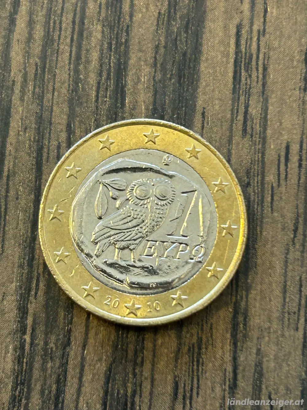 1 Euro Umlaufmünze Griechenland 2010