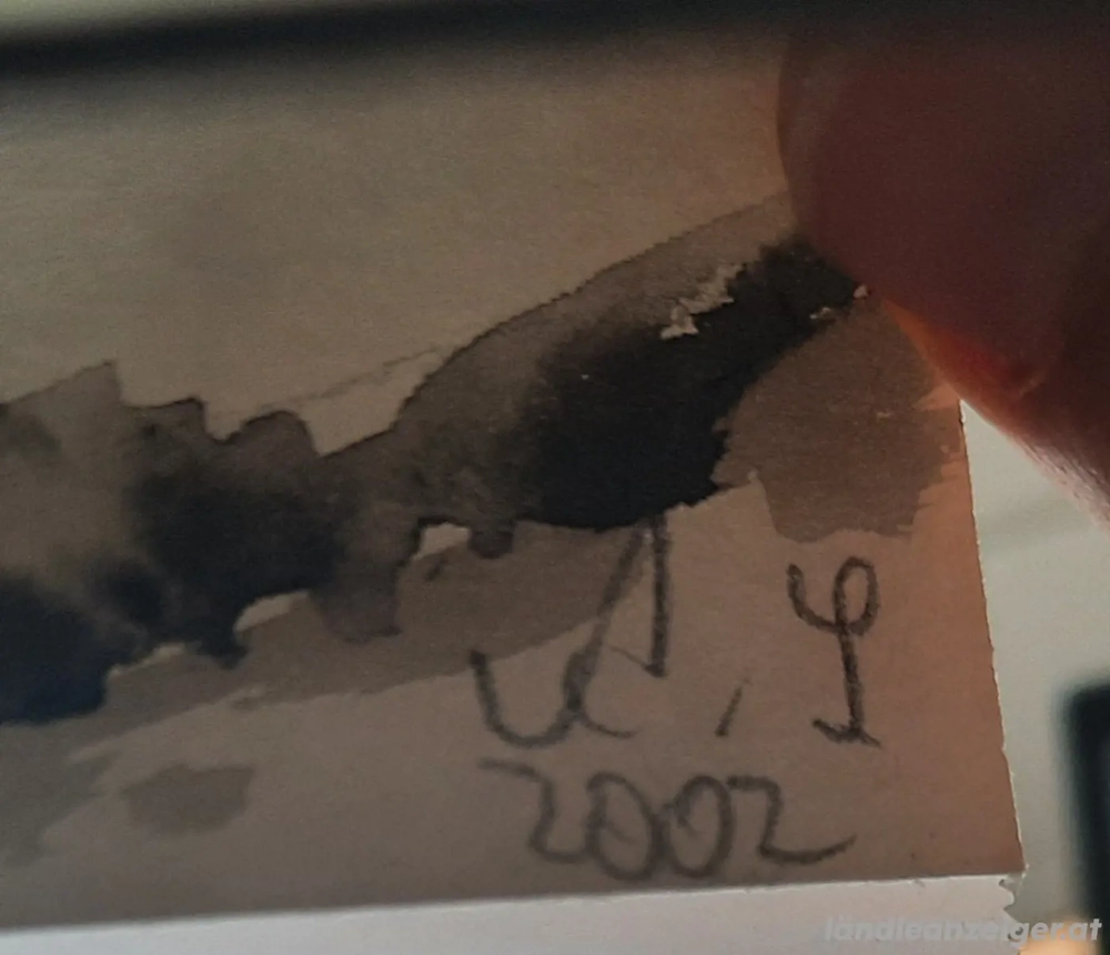 Bild signiert Landschaft