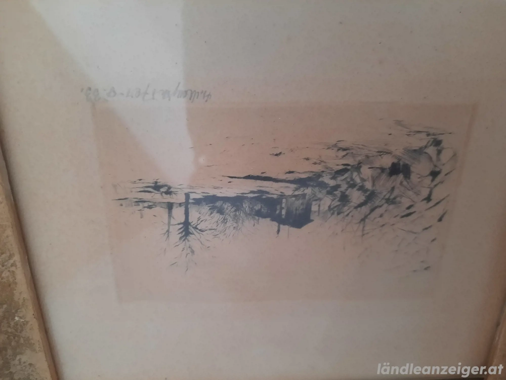 Radierung signiert 