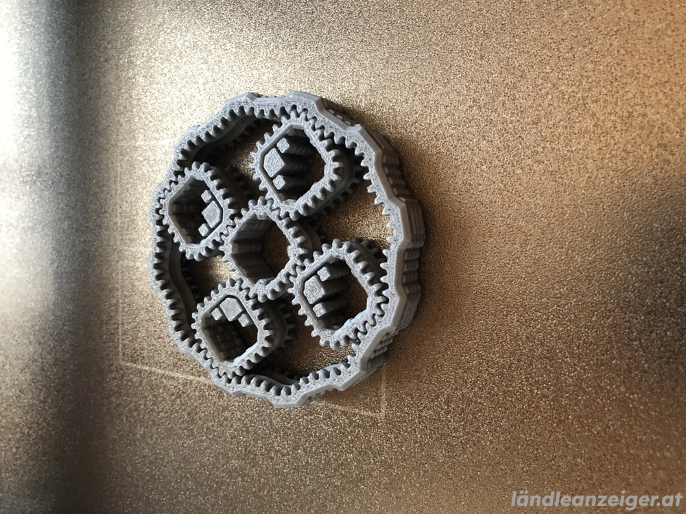 Einfacher Finger Fidget Spinner. eckig 3D gedruckt.