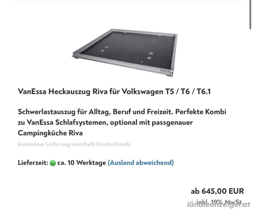 Heckauszug für VW T5   T6