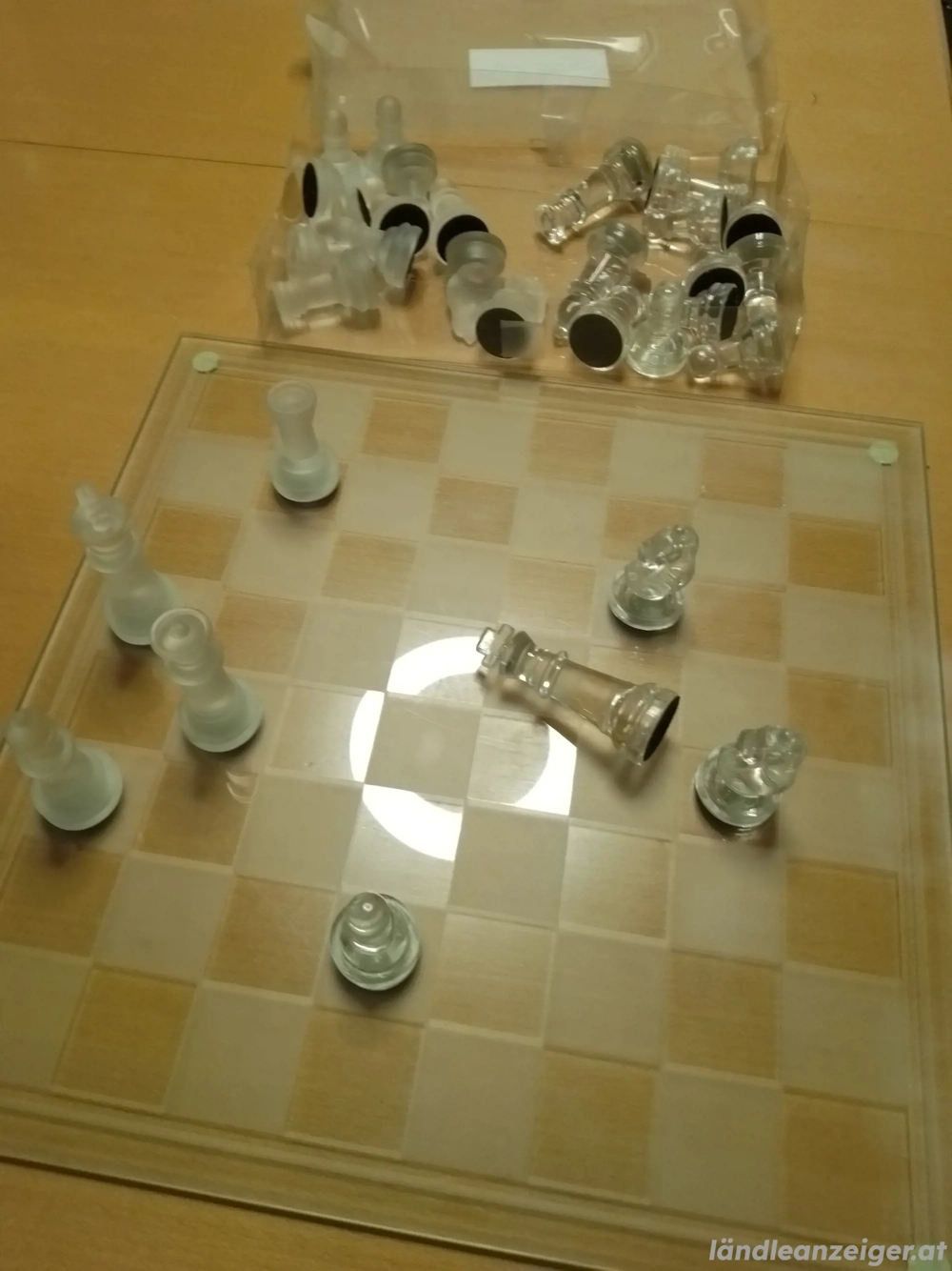 Schach aus Glas