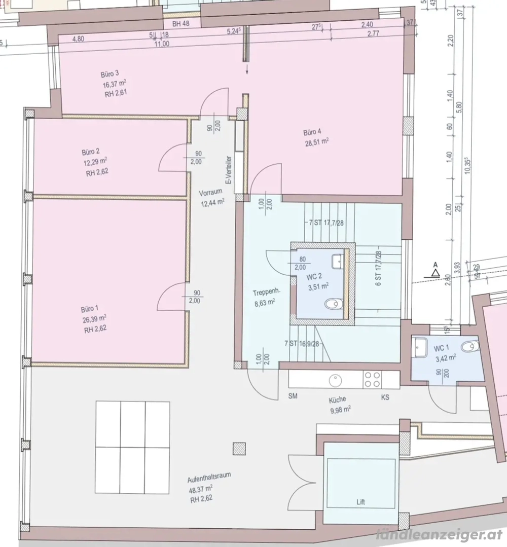 Gewerberäume in Dornbirn Zentrum zu vermieten 