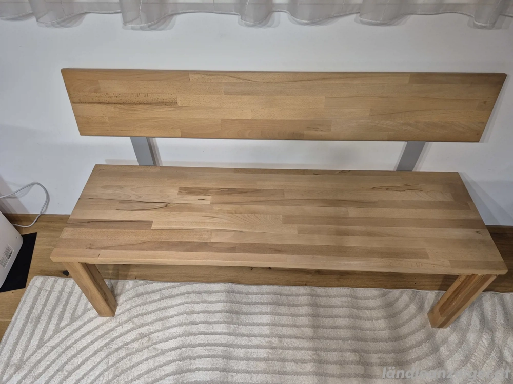 Sitzbank Echtholz aus Kernbuche