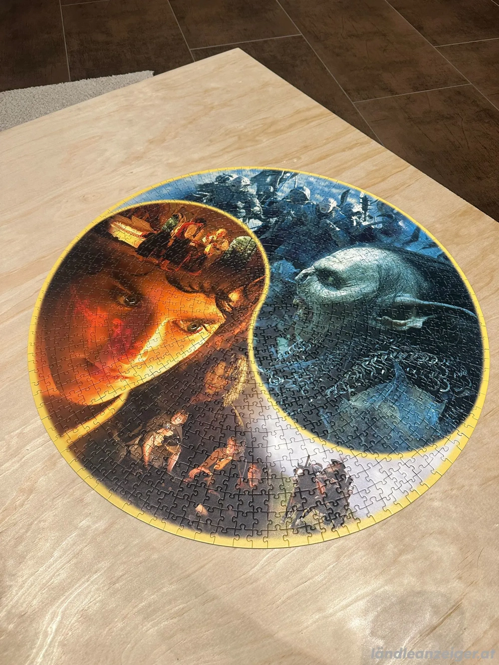 Herr der Ringe Puzzle 1000 Teile komplett