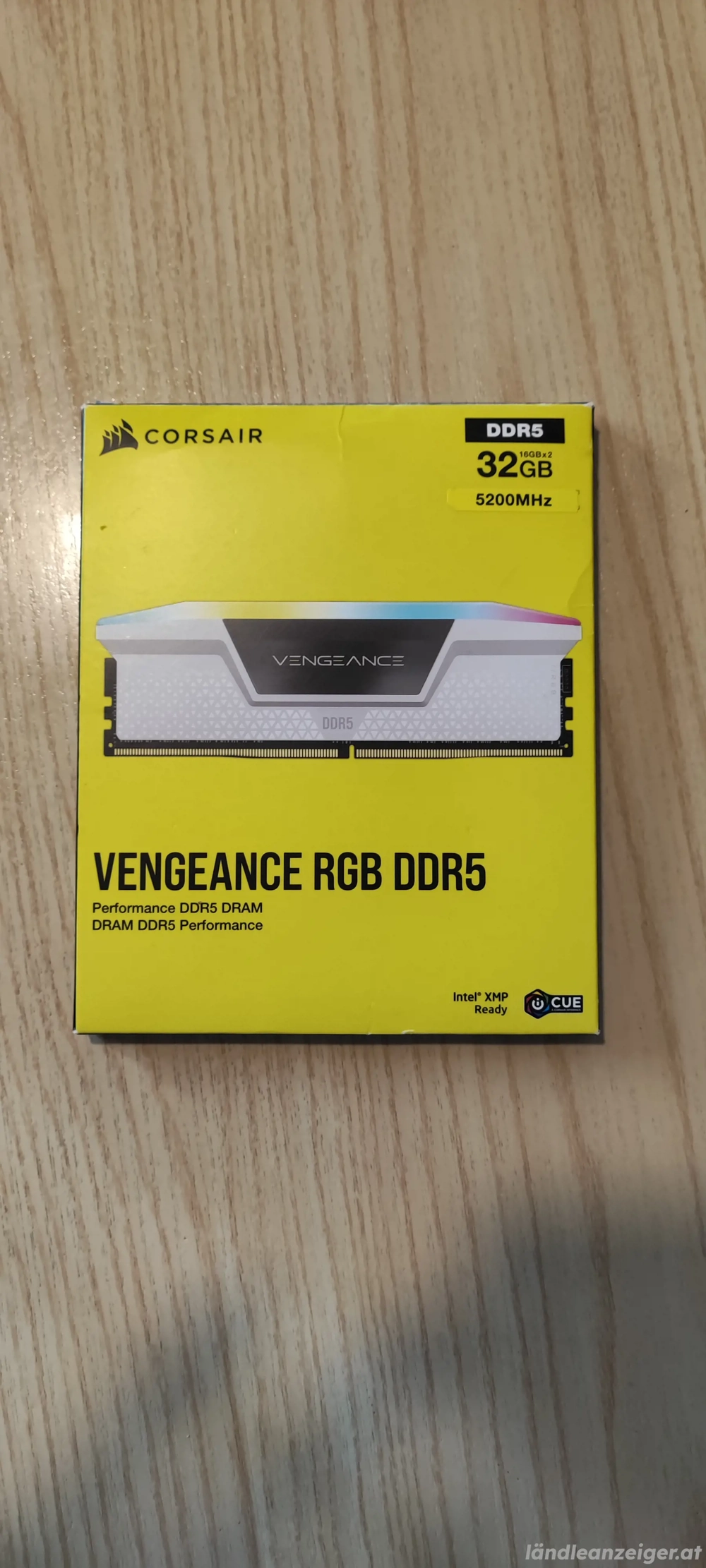 CORSAIR Vengeance RGB DDR5 5200MHz 32GB (2x16)