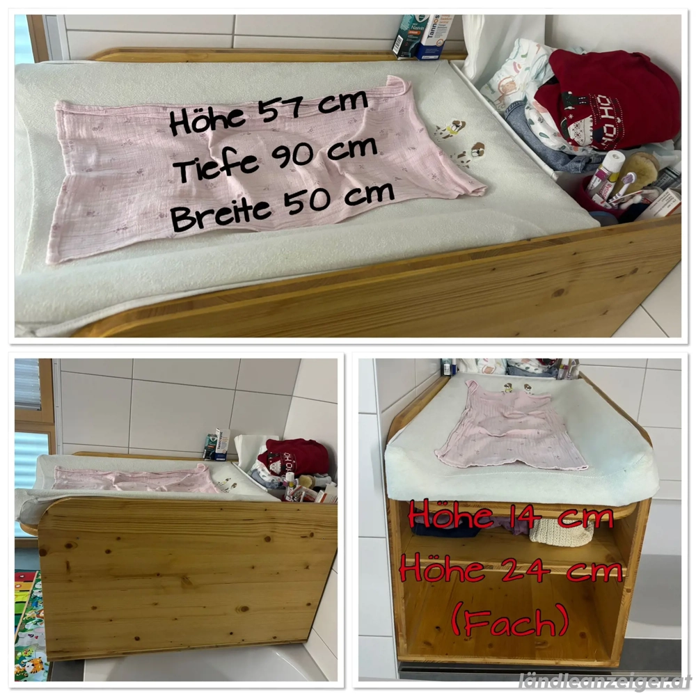 Wickelkommode Badewannenaufsatz selbstgebaut
