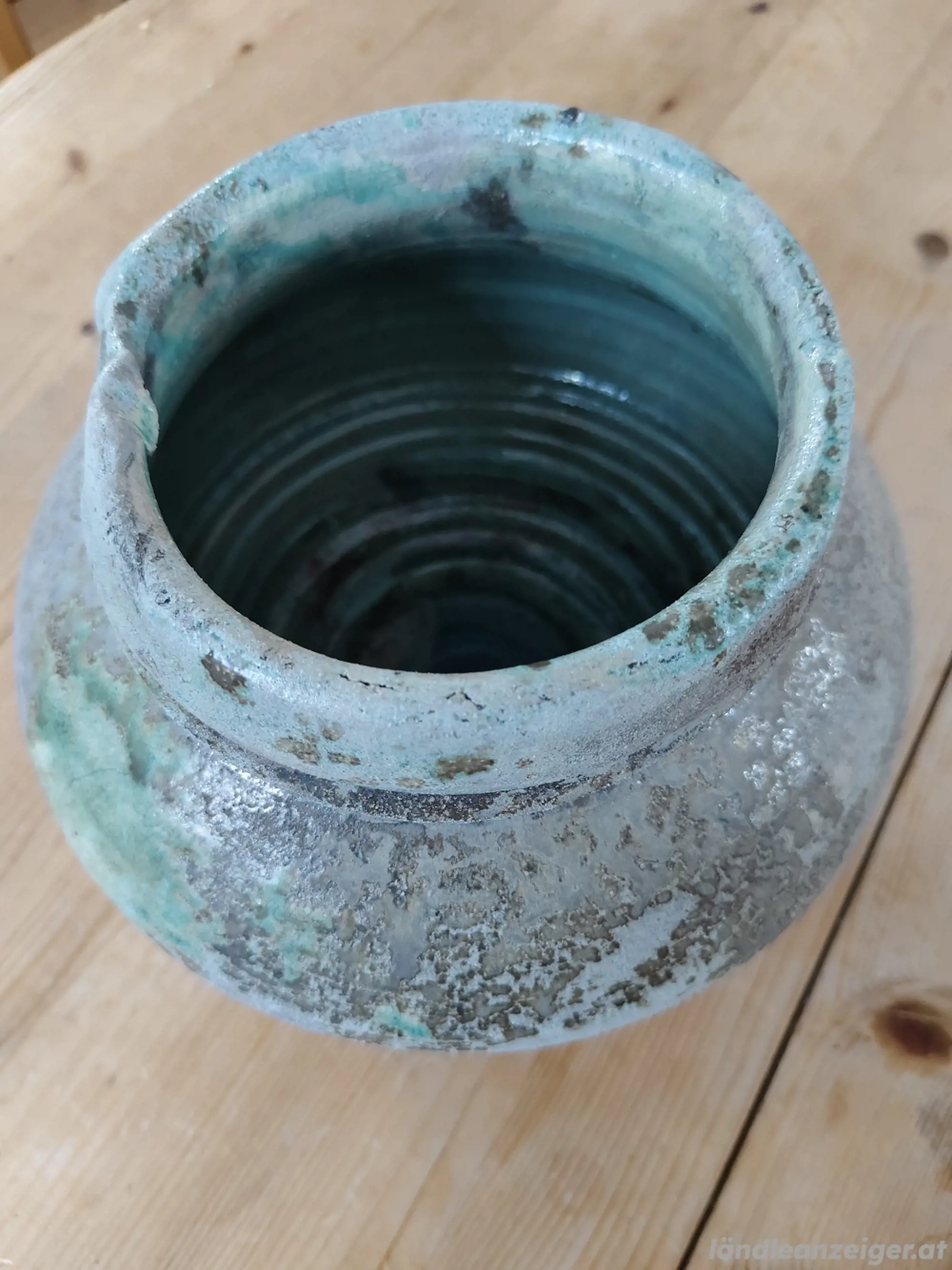 Raku Vase 
