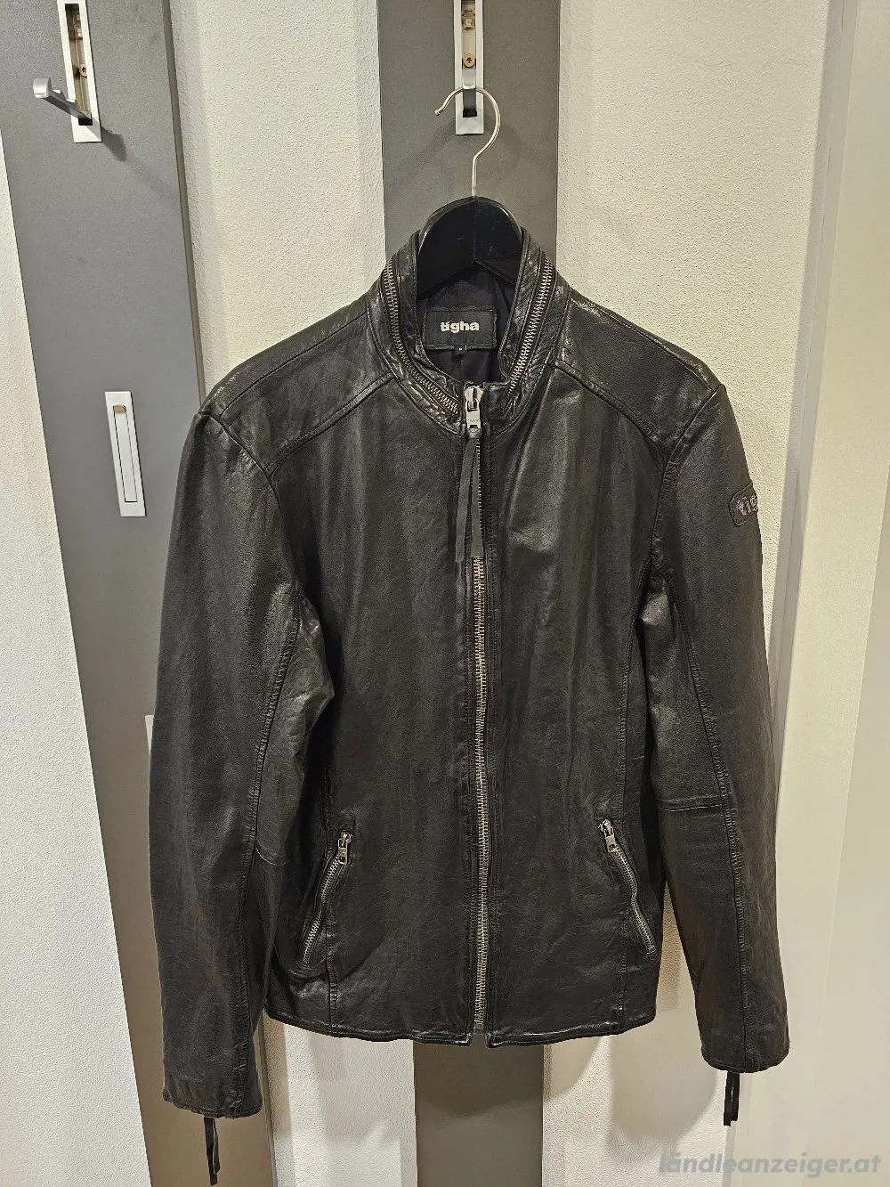 Lederjacke TIGHA schwarz Gr. M