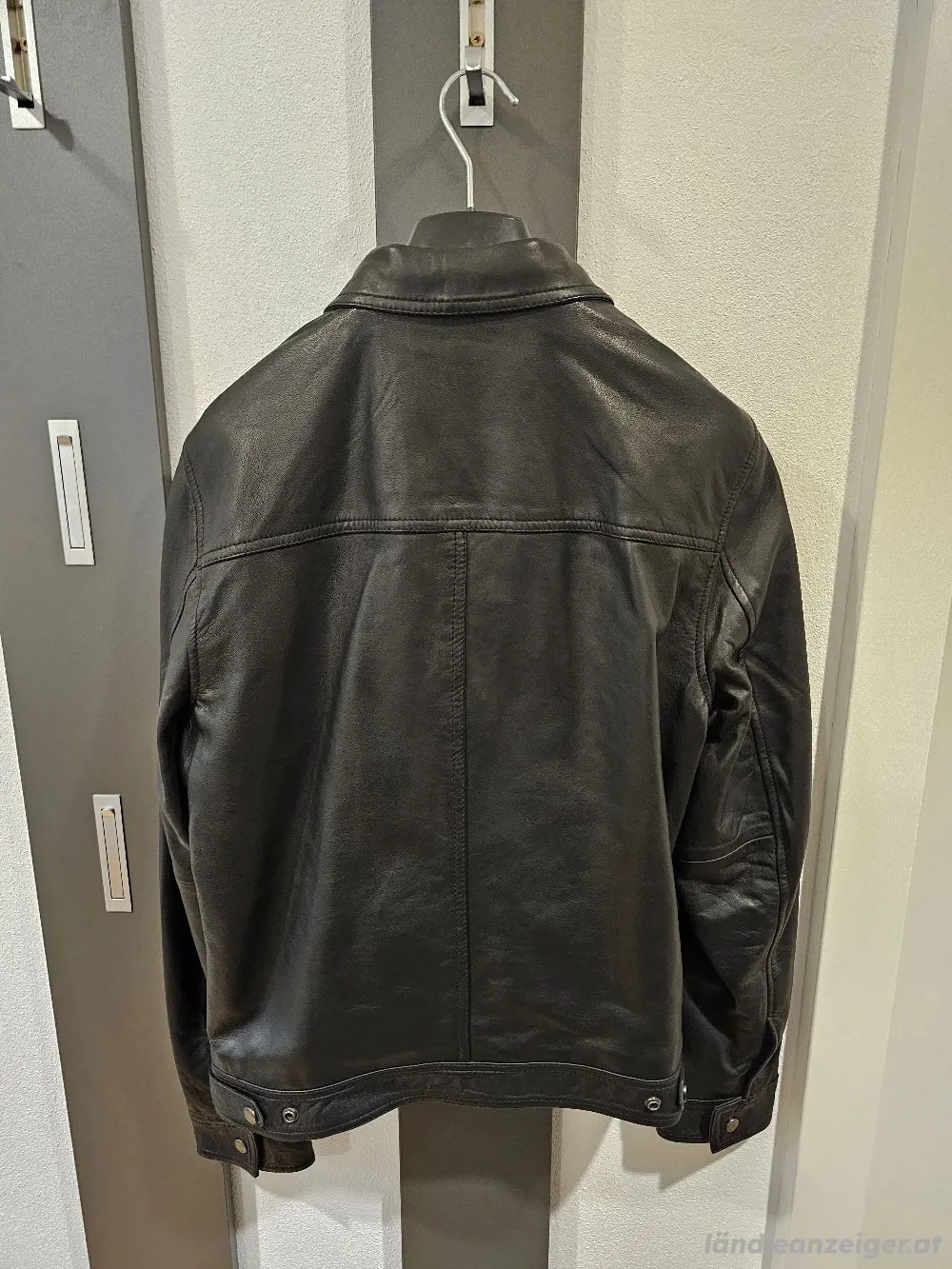 NEUE Lederjacke schwarz Größe M