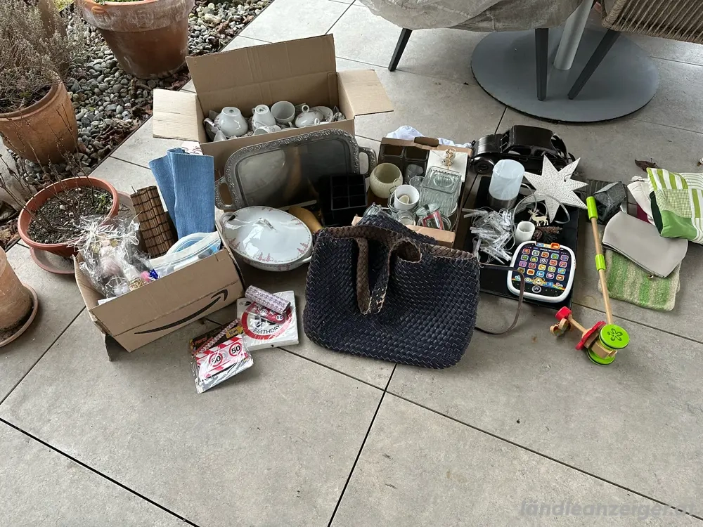 Flohmarktartikel zu verschenken