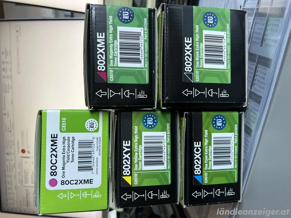 Diverse Lexmark Druckerpatronen