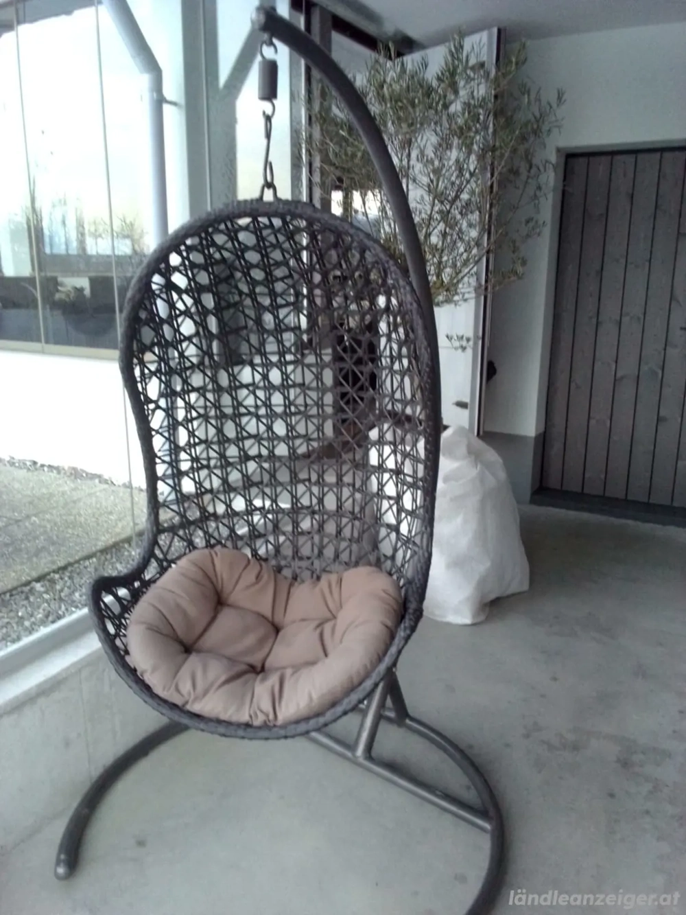 Hängesessel aus Rattan