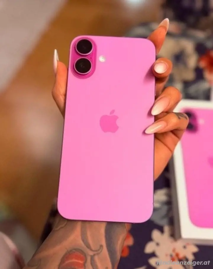 Iphone 16 plus in pink 256 GB